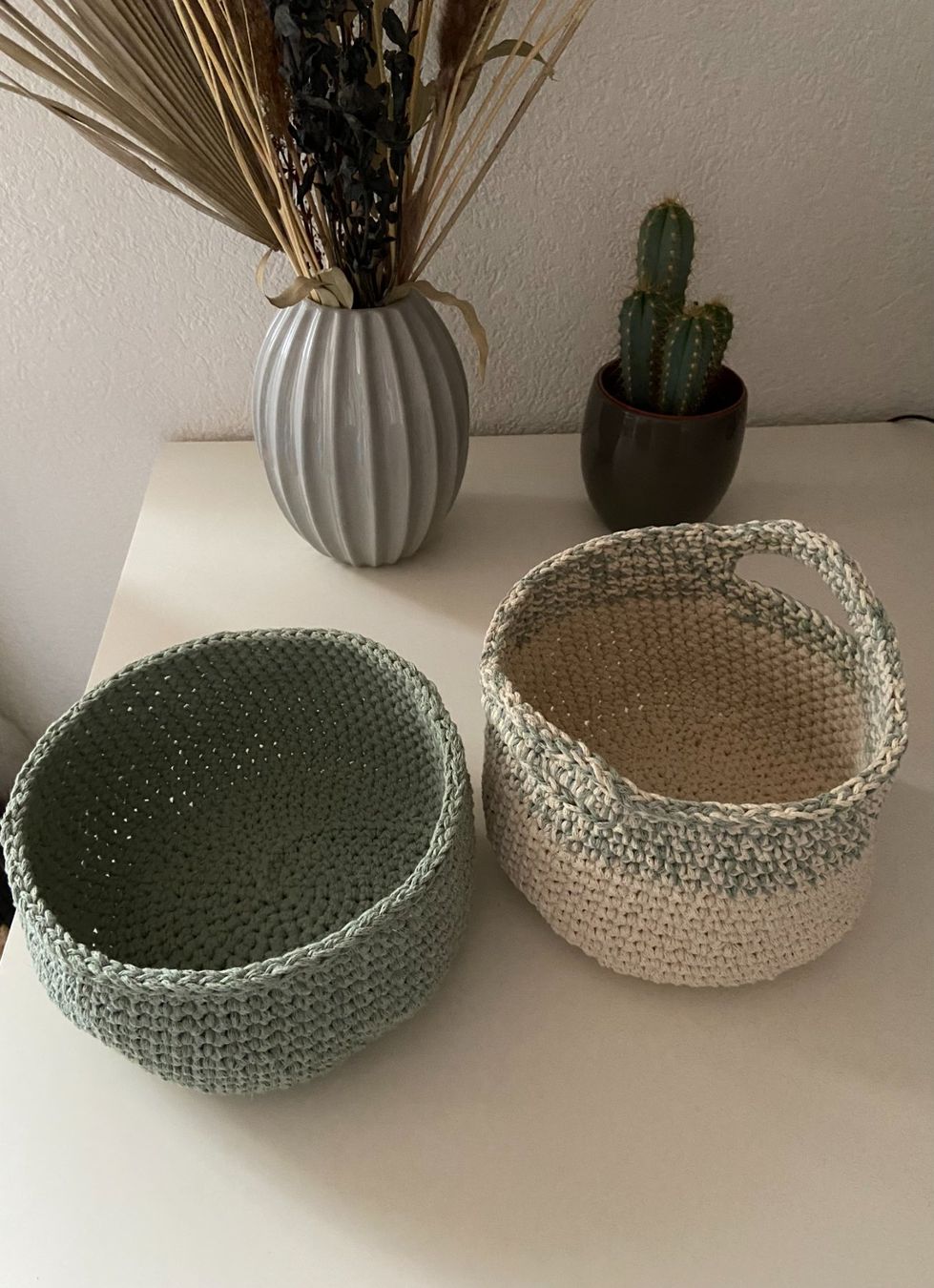 Altro per la casa: Lot paniers crochetés handmade – Nuovo e nell'imballaggio originale da Essert FR venduto da archimede03 1