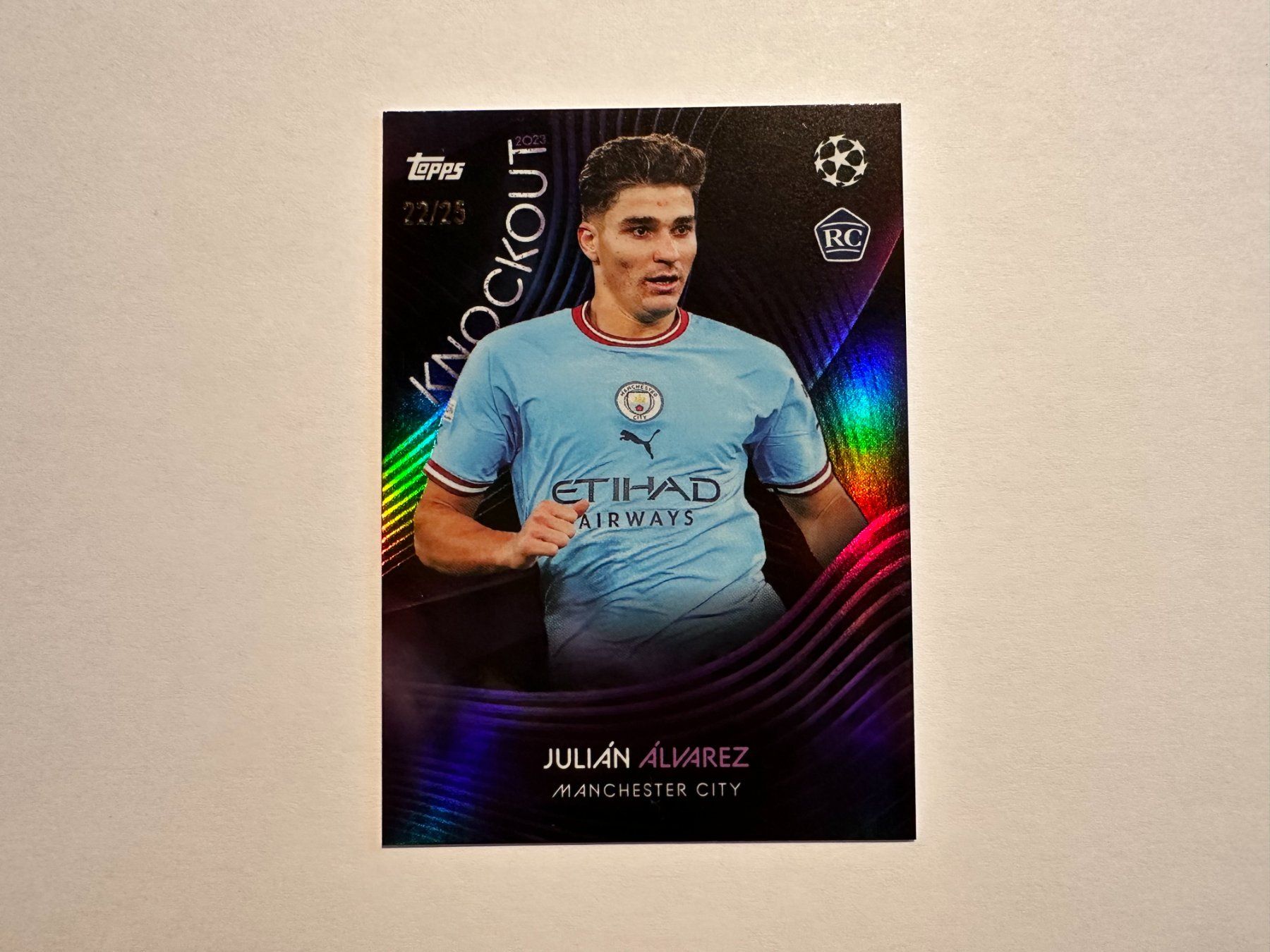 Topps Sammelbilder & Trading cards: Julian Alvarez RC 2023 Topps Knockout 22/25 – Gebraucht aus Hagendorn von Pokecollectorch 1