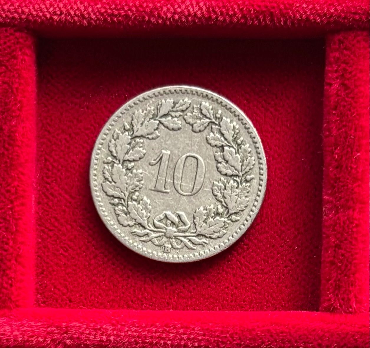 Alle Münzen: Schweiz 10 Rappen 1906  B – Gebraucht aus Speicher von CH-Schatzkammer 1