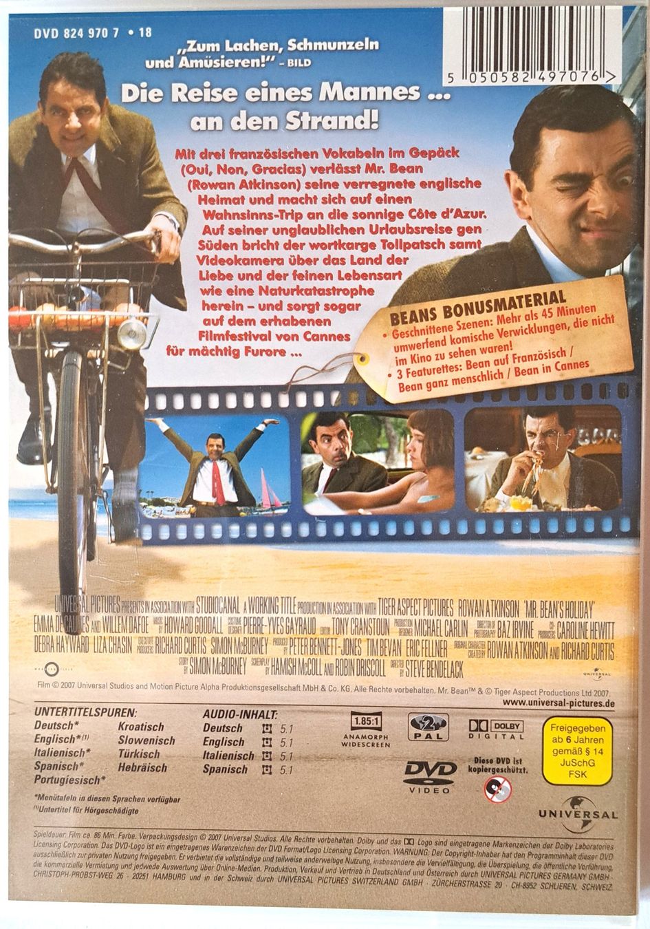 Tutti i DVDs: Mr. Bean macht Ferien – Usato da Tenniken venduto da mik_6mxg 3