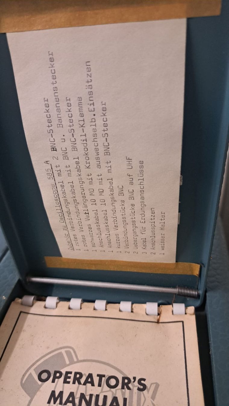 Misurare: Tektronix 585A - Oscilloskop - 1963-1965 – Difettoso da Genève venduto da Boltz57 6