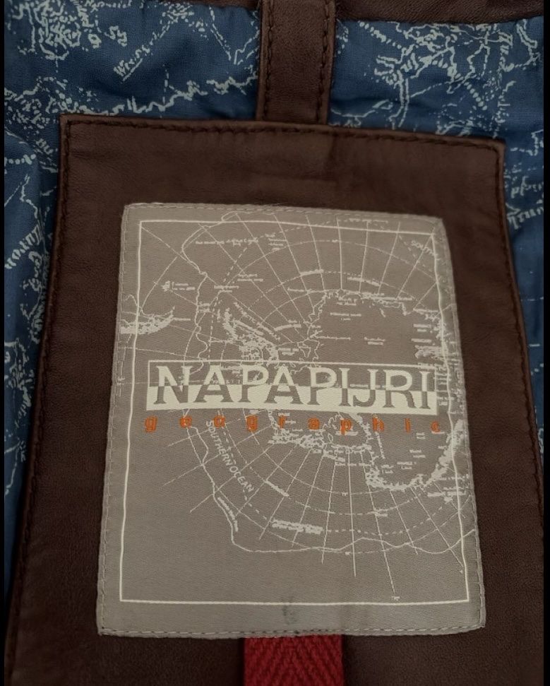 Napapijri Giacche: Napapijri Lederjacke – Usato da Zug venduto da high1970 2