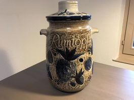 Rumtopf aus Keramik