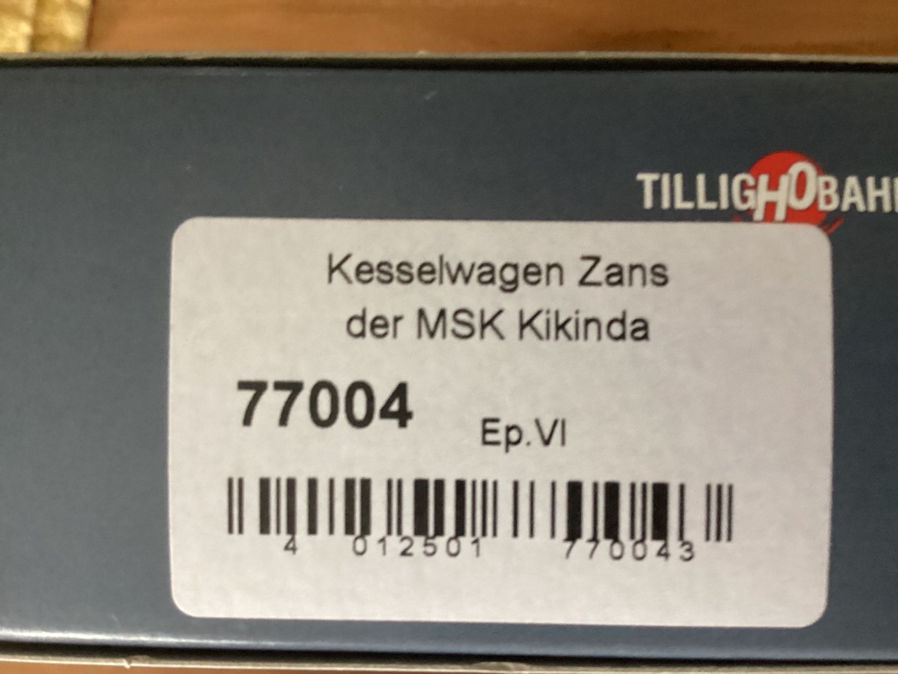 Tillig Modellini di ferrovie: Tillig 77004 SRB Zans MSK – Usato da Rudolfstetten venduto da Gwyneth2 1