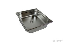 Edelstahl Waschbecken 354×325×100 mm