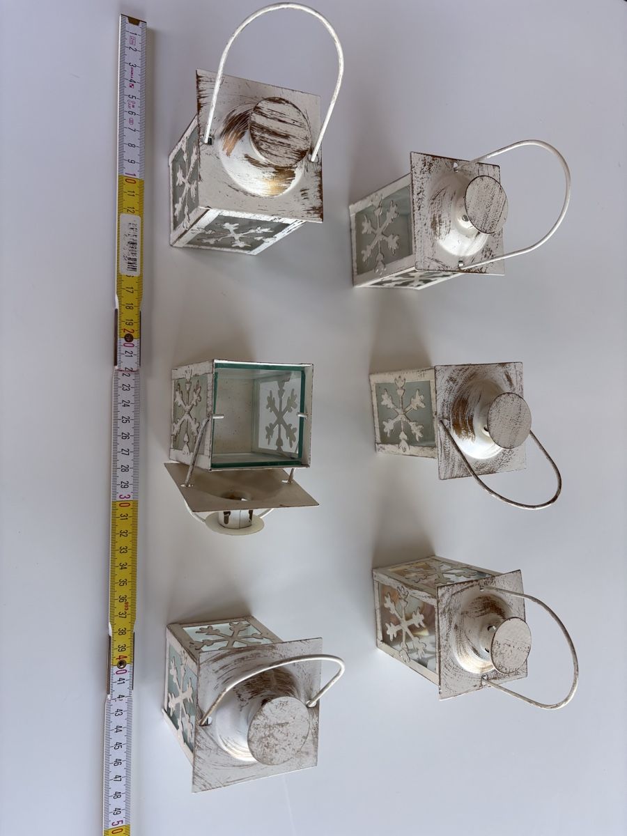 Lanterne: Windlicht / weiss / Gold / Shabby chic – Usato da Zürich venduto da seb_8rsb 2