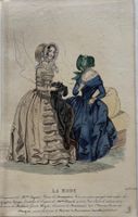 Antike Lithographie, Mode, Paris, um 1840