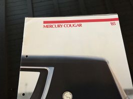 Mercury Cougar XR-7 Prospekt Jahrgang 1985