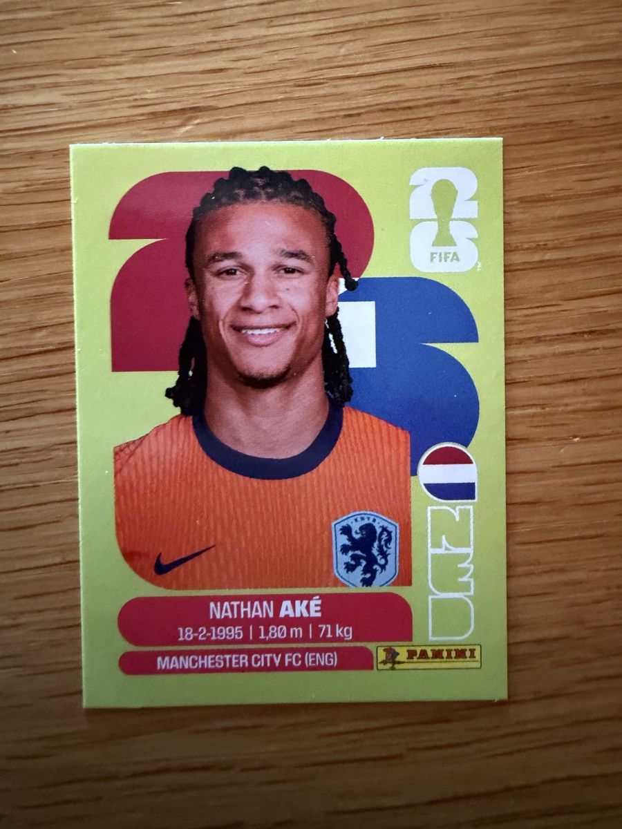 Panini Carte collezionabili: PANINI WM 2026 Nathan Aké – Nuovo (secondo la descrizione) da Ulisbach venduto da PET-030