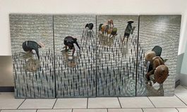 Tableaux tetraptyque 80/40