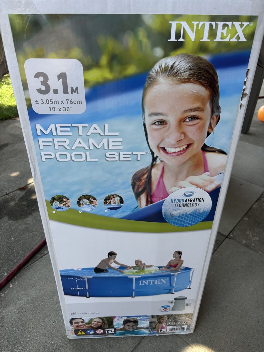 Intex Schwimmbad: Gestänge zu Intex Metal Frame Pool Set 3.05m – Gebraucht aus Madiswil von o8v8i