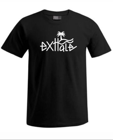 Exhale T-Shirt Schwarz