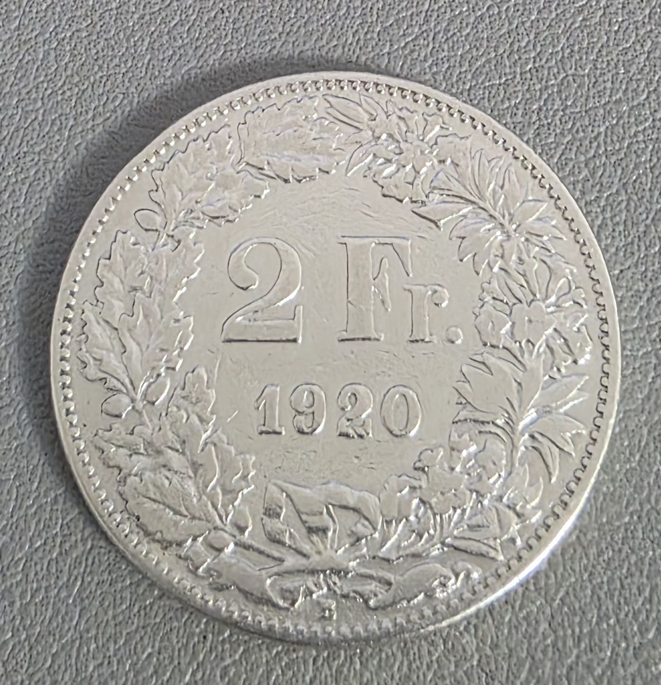 Tutti le monete: 1920 2 Franken Super erhaltung – Usato da Niederuzwil venduto da 262305