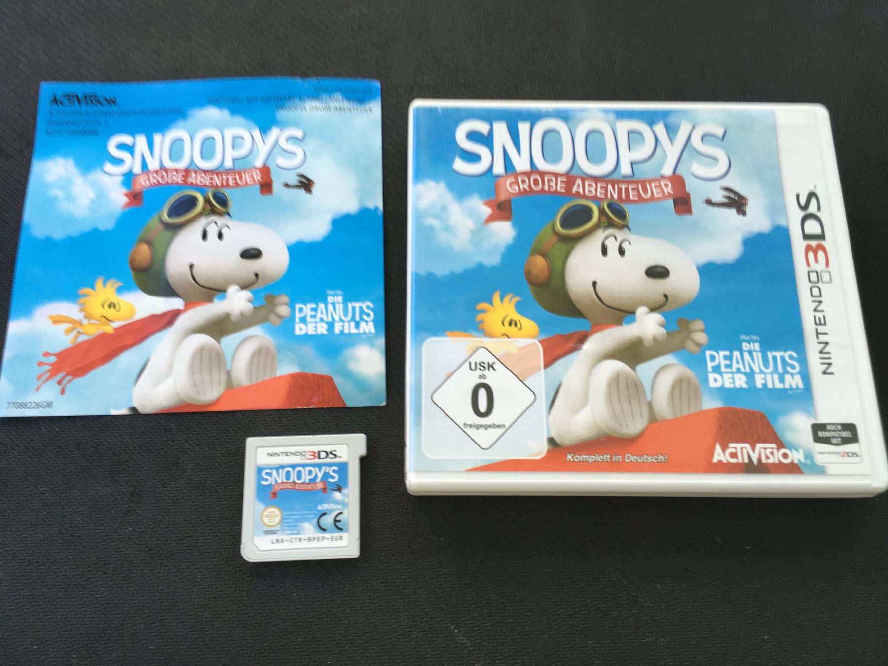 Nintendo Giochi: Snoopy grosse Abenteuer - Nintendo 3ds – Usato da St.Gallen venduto da sjosjo