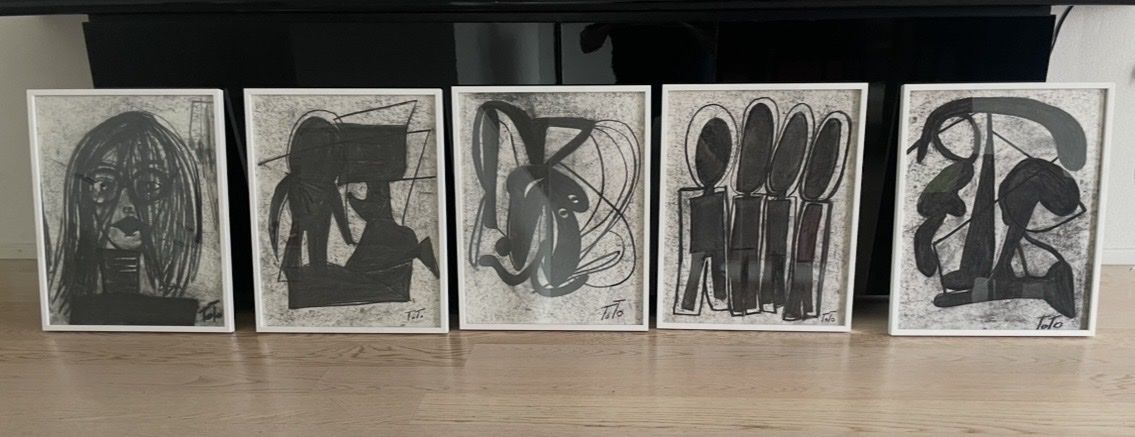 Foto & Immagini: Kunst Bild Kohle auf Papier 40x50 – Nuovo (secondo la descrizione) da Lausen venduto da artehome 7