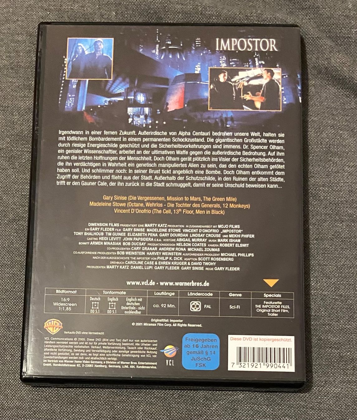 Tutti i DVDs: IMPOSTOR DVD mit Gary Sinise – Usato da Luzern venduto da Lycka24 1