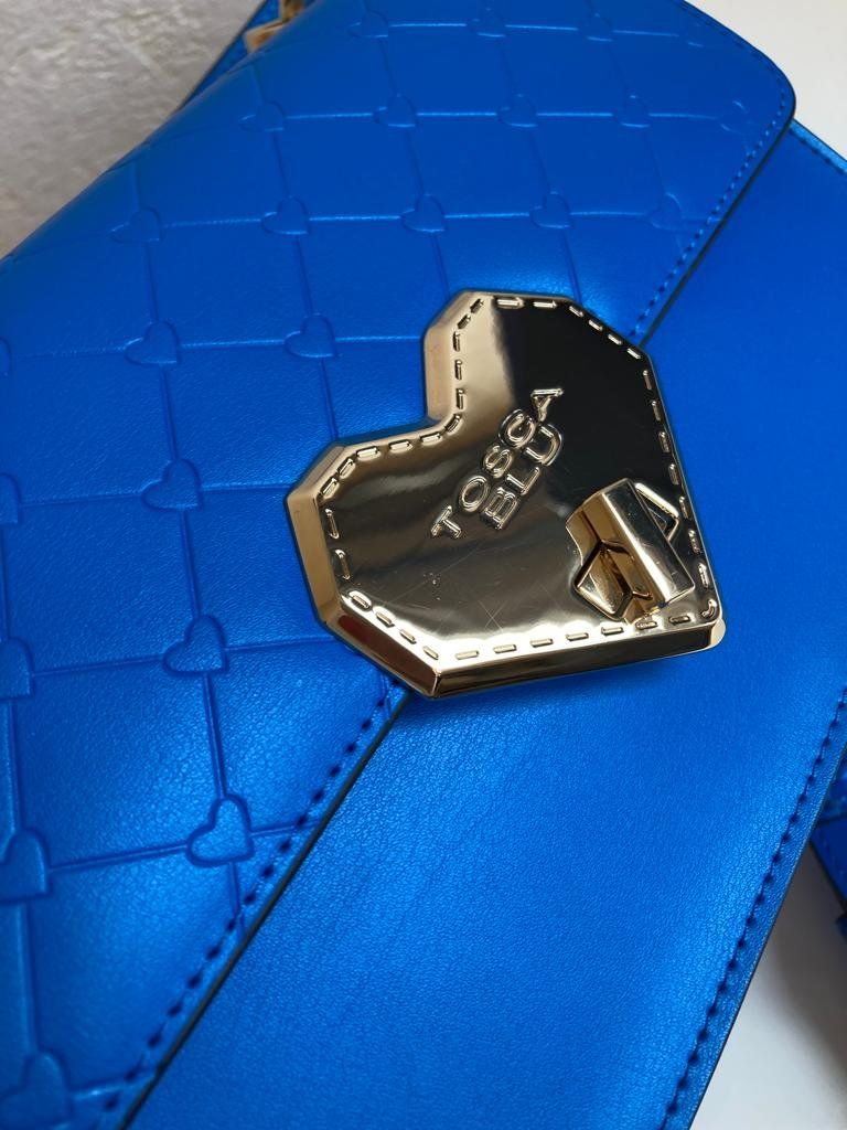Tosca Blu Borse da donna: TOSCA BLU  Luxury Leather Royal Blue NEW!!! – Nuovo (secondo la descrizione) da Chêne-Bougeries venduto da Seetooyoo 3