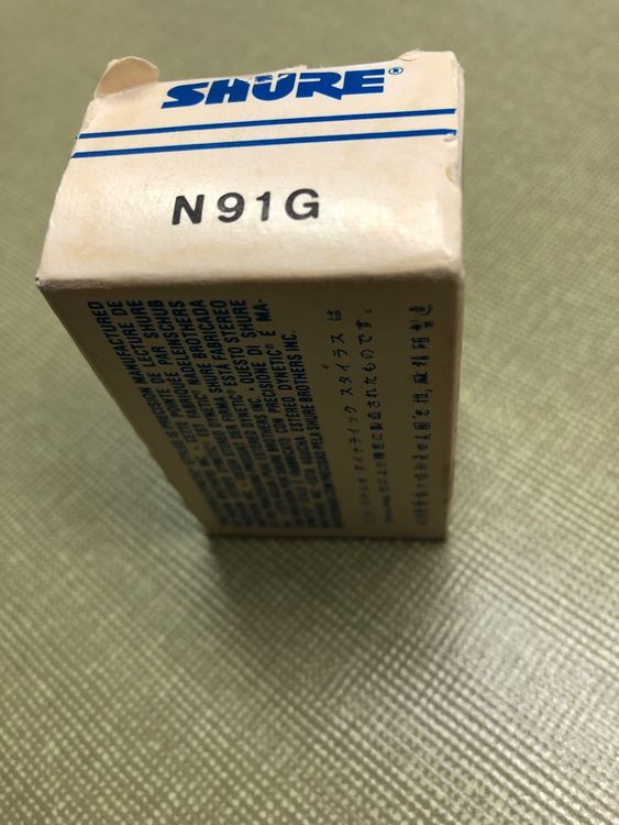 Stylet De Remplacement N91G Pour Cellules SHURE N91, M91, DUAL DN330/340 - Pointe Diamant