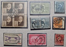 Briefmarken mit Sonderstempel