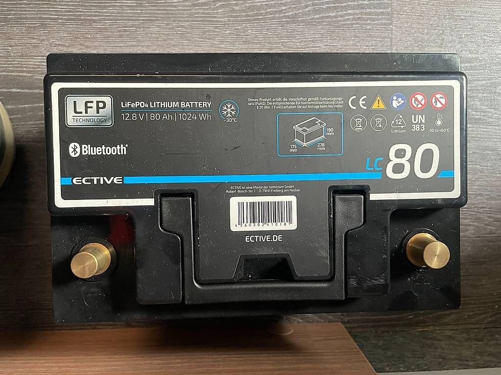 Ective Batterie: A vendre Batterie Ective Lithium Bluetooth 12V / 80Ah – Usato da La Chaux-de-Fonds venduto da pas_6x5n