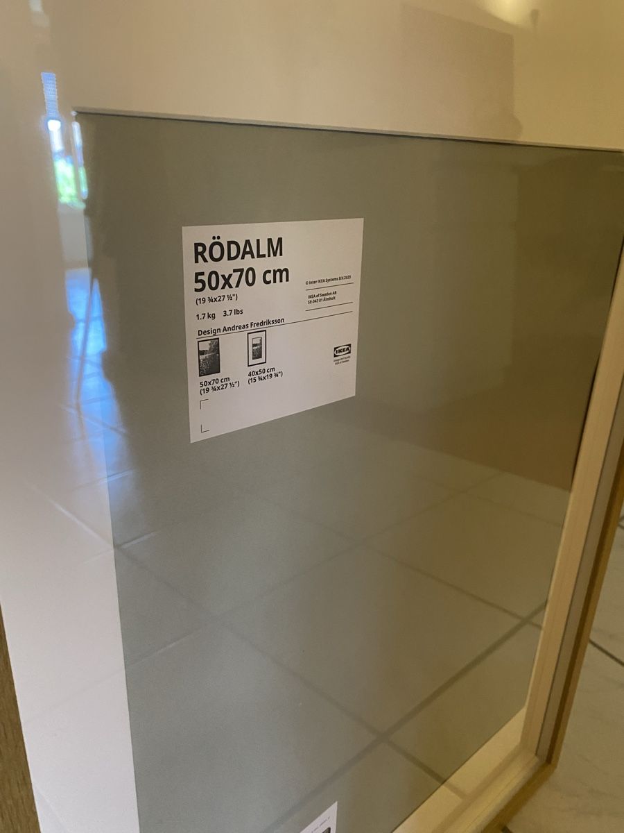 Ikea Cadres de tableaux: Wood picture frame 50cm x 70cm – D'occasion à Zürich par Niccy1 1