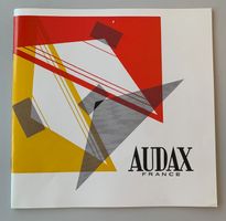 ORIGINAL VINTAGE AUDAX LAUTSPRECHER KATALOG IN FRANZÖSISCH