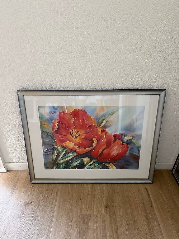 Posters & Illustrations: Blumen Bilder mit Rahmen – D'occasion à Vaduz par baaarger1 1