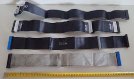 Lot mit 4 E-IDE / IDE-Flachbandkabel / Floppy-Kabel /  A