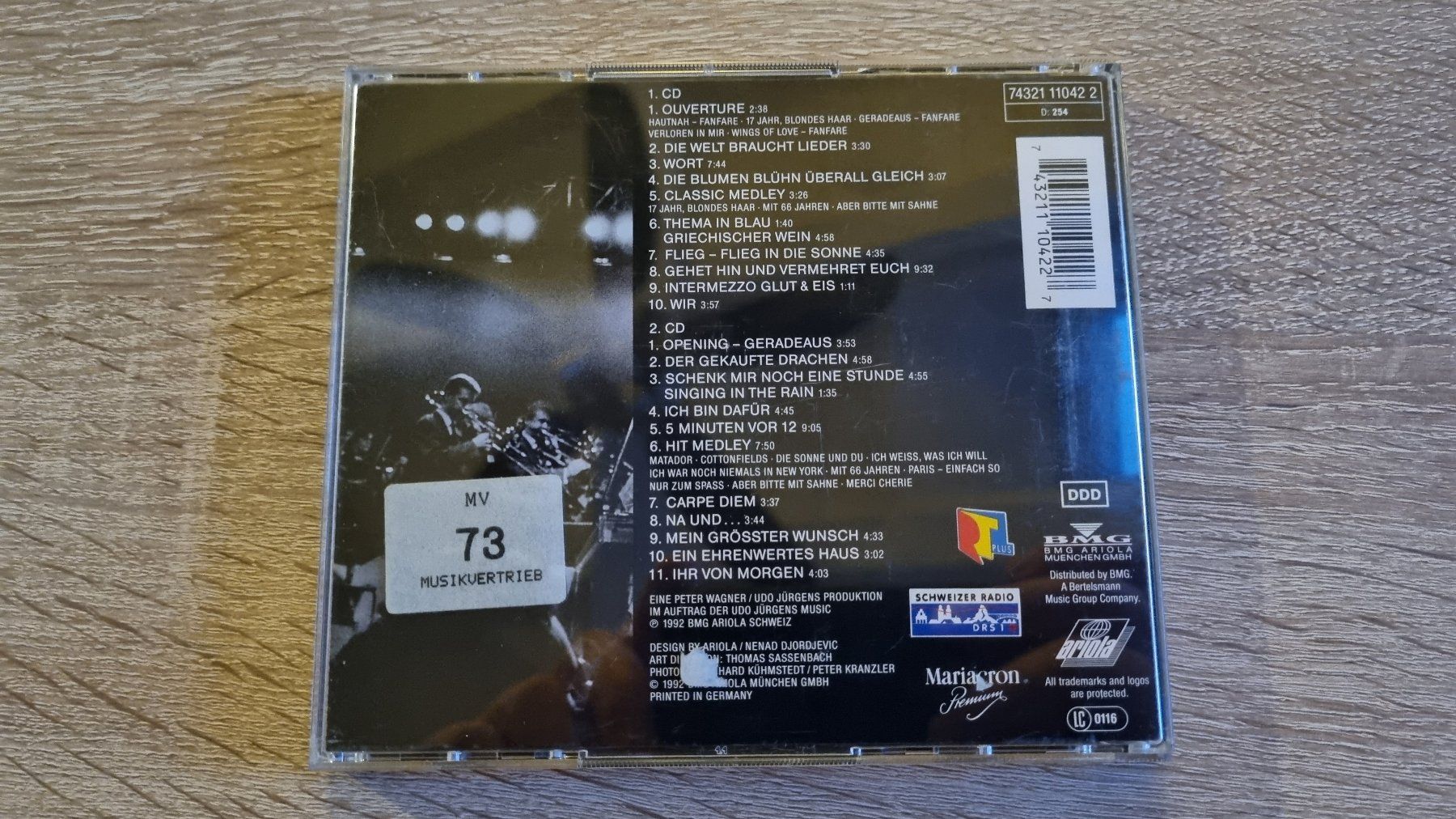 CD: Udo Jürgens - Open Air Symphony – Usato da Hagenbuch ZH venduto da lecterr55 3
