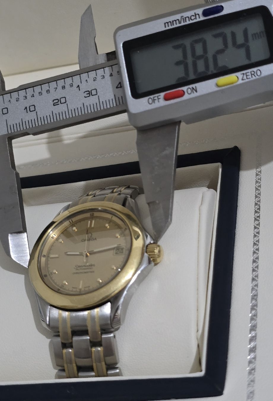 Omega Orologi: OMEGA Seamaster Automatic Chronometer  Or18k et Acier – Usato da Les Acacias venduto da watinjo 9