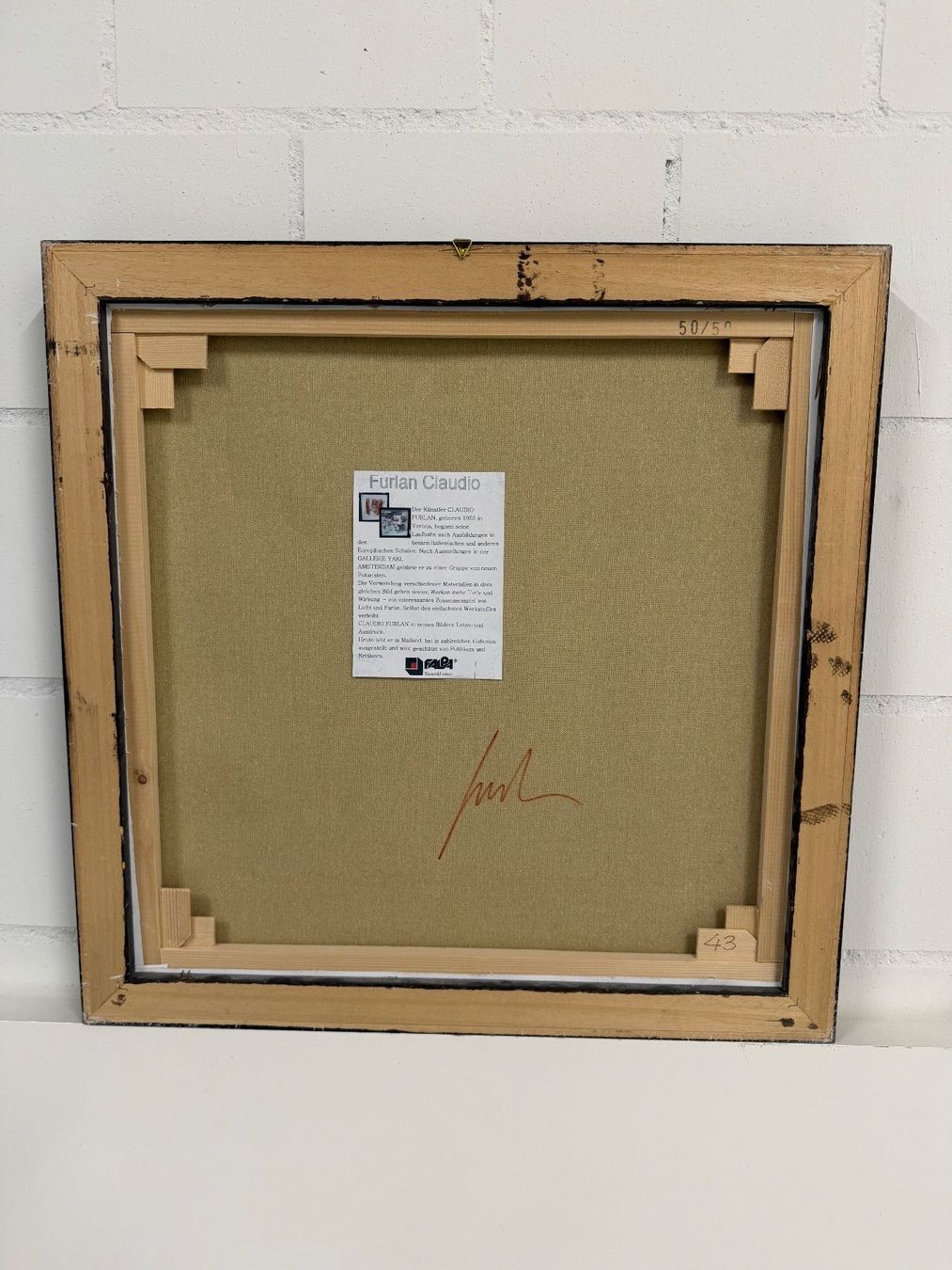 Gemälde: FUCLA - CLAUDIO FURLAN – Gebraucht aus Basel von PAUL_ART 7