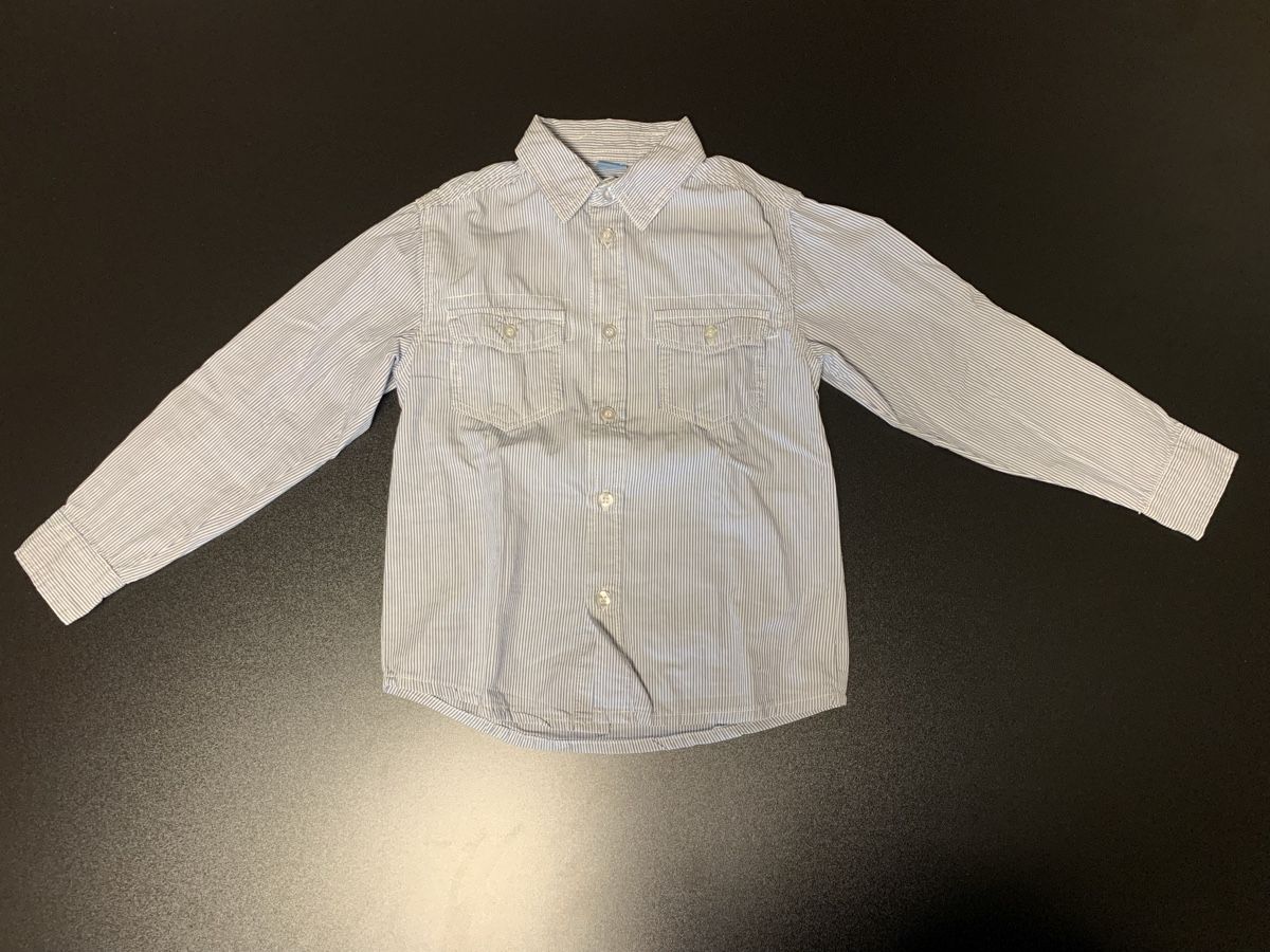 Camicie, T-shirt & Polo: Schönes schlichtes Baumwoll Hemd Gr 122 – Usato da Zizers venduto da dalaub