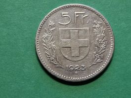 5-Franken 1923 silber.