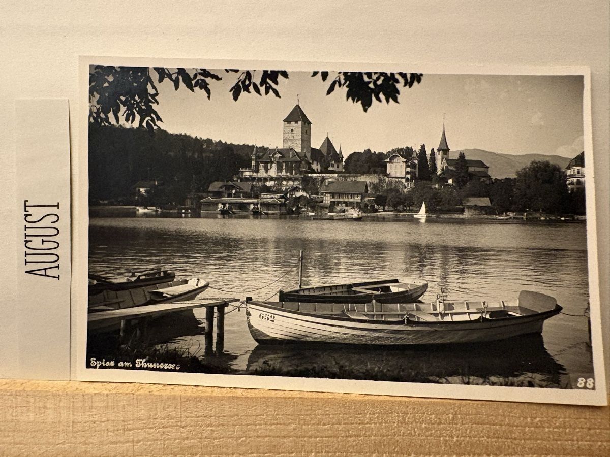 Cartes postales: AK von Spiez am Thunersee – D'occasion à Rümlang par Kartenpost1