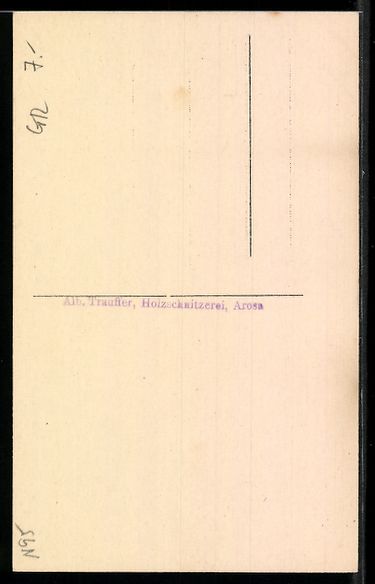 Cartes postales: AK Arosa, Ochsenalp – D'occasion à Berlin par bartko-reher 1