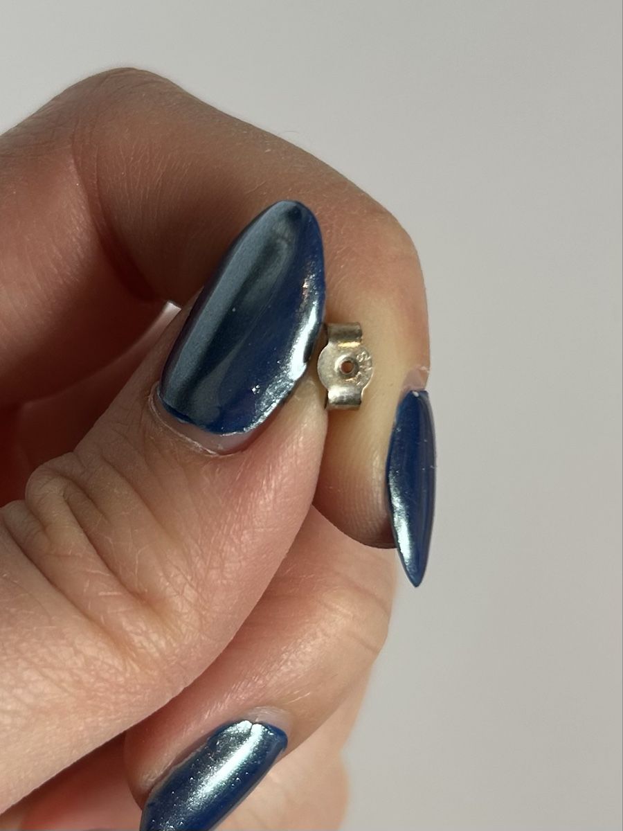 Orecchini pendenti & Orecchini a lobo: Silber Stern Ohrringe mit CZ – Usato da Bern venduto da Ilikebluegems 3