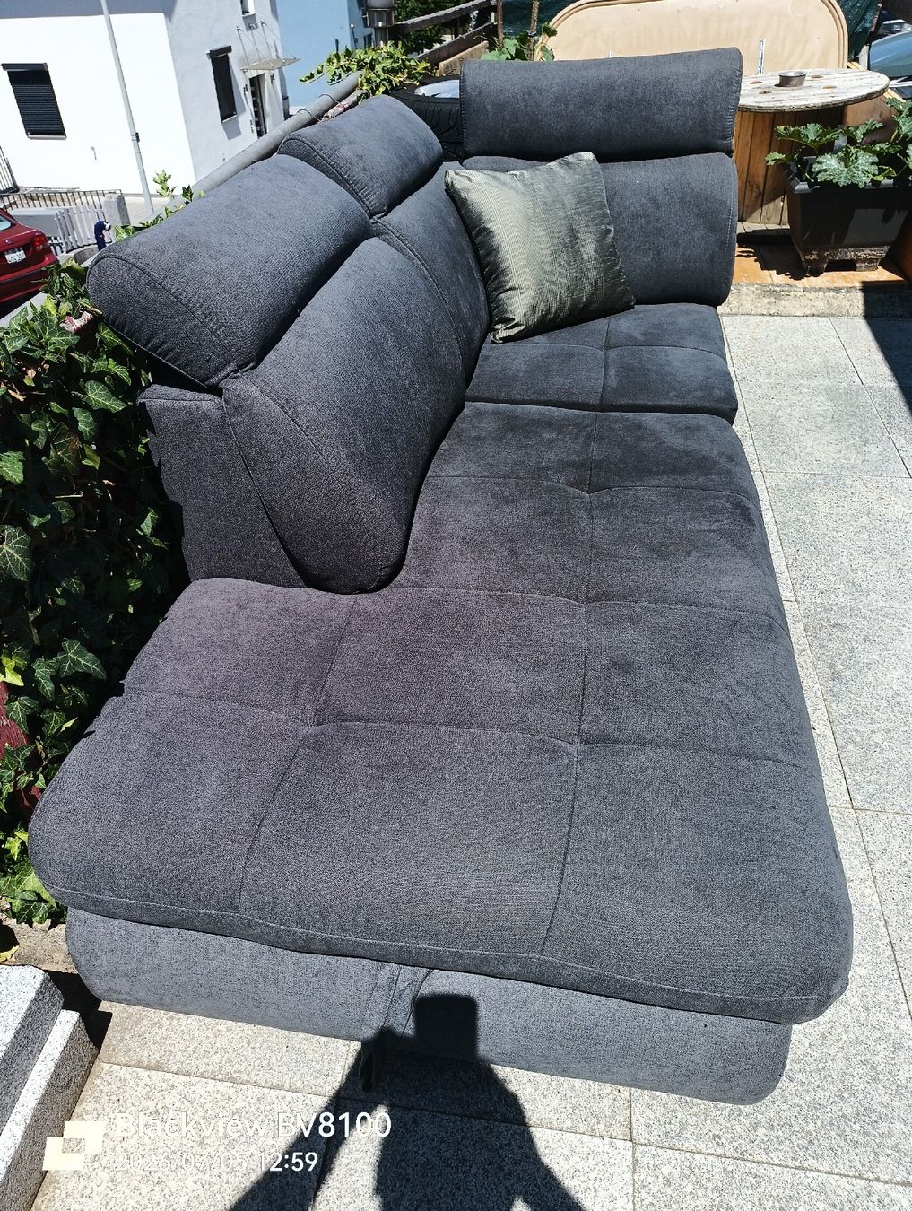 Sofas: Ecksofa grau mit Schlaffunktion guter Zustand – Gebraucht aus Schinznach Bad von Maschinist02 2