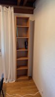 Holz Bücherregal 6 Böden schmal Buche gut erhalten
