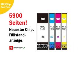 Epson 34 XL / T-3471 72 73 74 – komp. Drucker-Patronen (1x4)