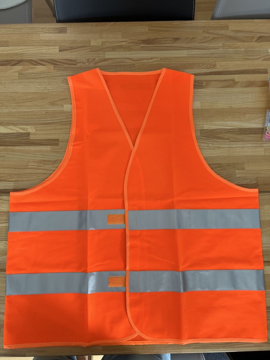 Gilets & Westen: Sicherheitsweste Orange Grösse L - Neu – Neu und originalverpackt aus Wettingen von stern910