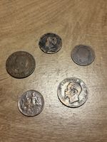 5 Italien Königreich Münzen 1854+ Sammlung