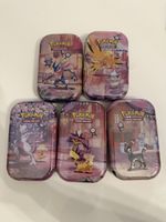 5 mini tins pokemon 30 anniversaire scellés FR