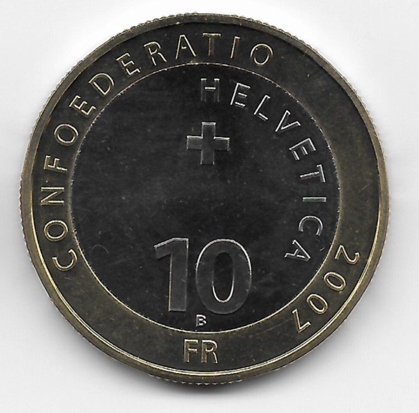 Tutti le monete: 10 CHF GEDENKMÜNZE 2007 STEINBOCK – Usato da Reinach BL venduto da Katzenmorli 1