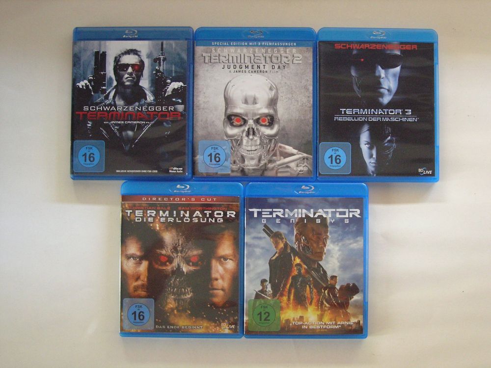 TERMINATOR 1 - 5 BR COLLECTION (Arnold Schwarzenegger) (Gebraucht) in ...