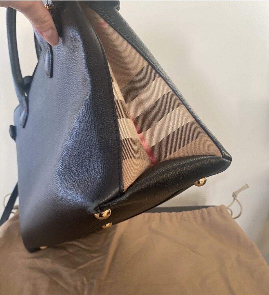 Burberry Borse: Burberry Banner Tote Bag. Medium. BLACK. – Usato da Allschwil venduto da 197_r5w9 6