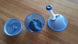 Tupperware Super-Chef Küchenhelfer blau kaum gebraucht