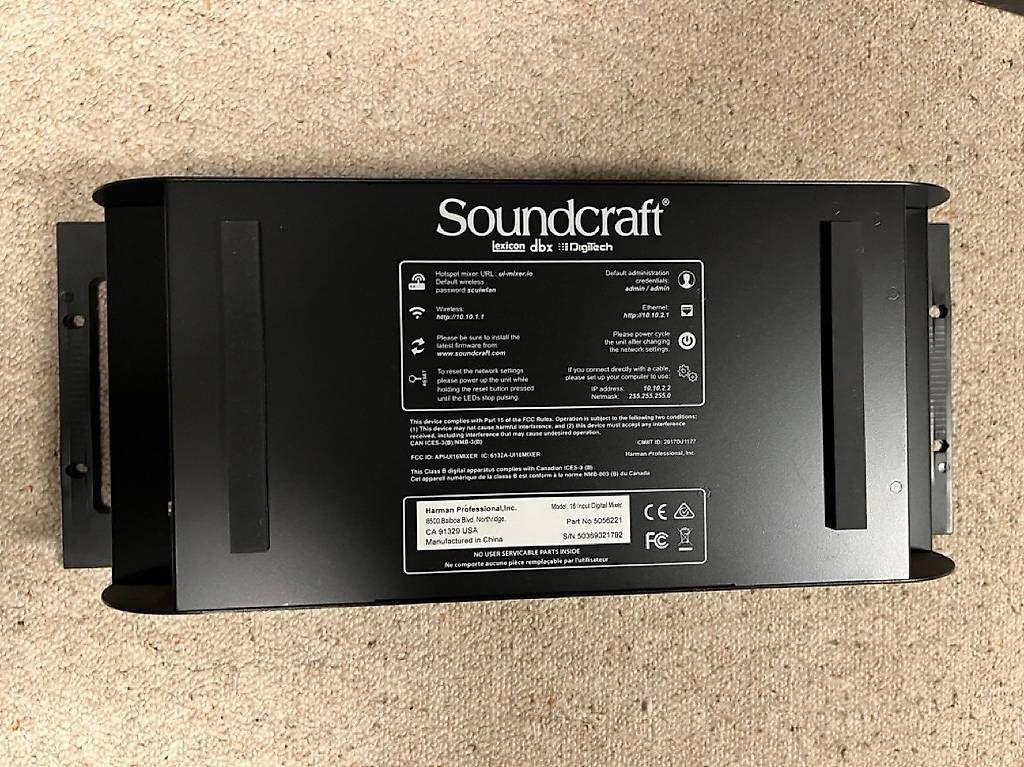 Console di mixaggio: Soundcraft UI16 Digital Rack Mixer – Usato da Vullierens venduto da dro_bs22 1