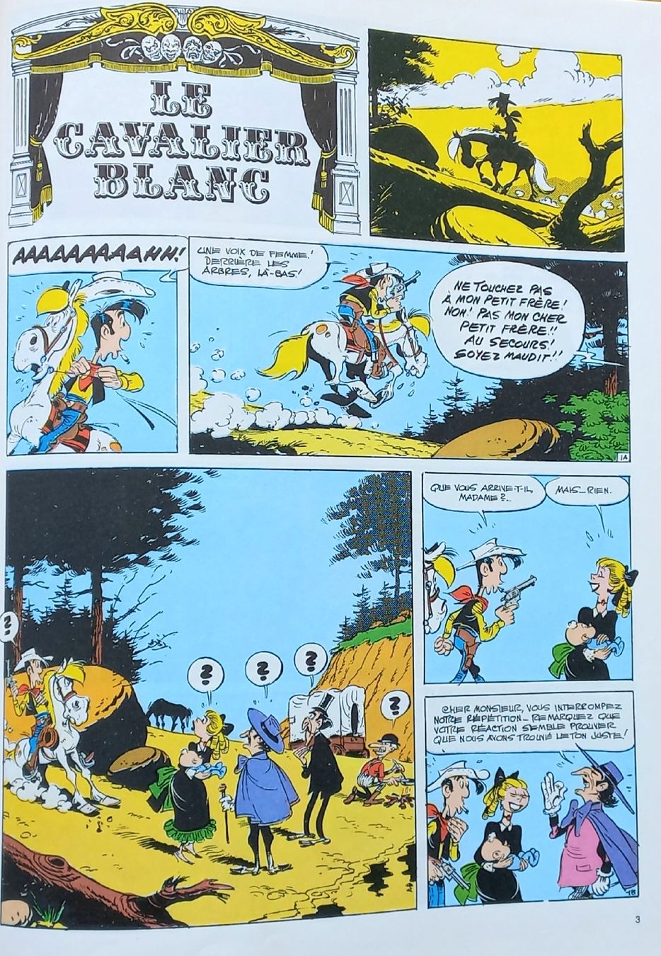 Comics: BD Comic - Lucky Luke - Le Cavalier Blanc - français – Gebraucht aus Niederuzwil von lubimaja 1