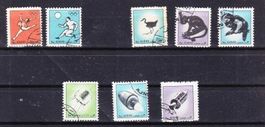 Lot 8 timbres UAE - Ajman - 1972 - Obl.