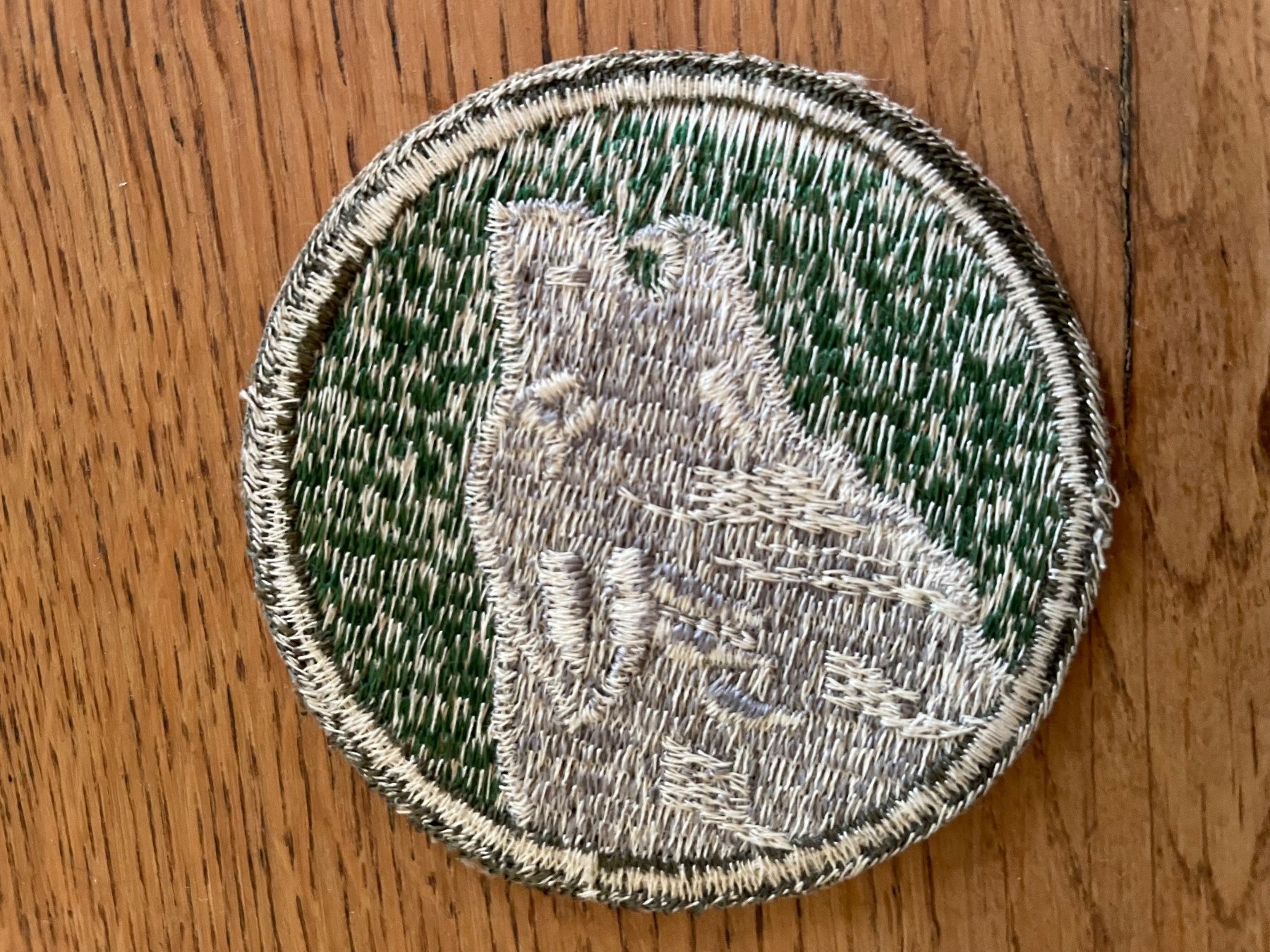 US Army Uniformen: Patch U.S. Army Original WW2 104th infantry division – Gebraucht aus Oberbütschel von Woodie2005 1